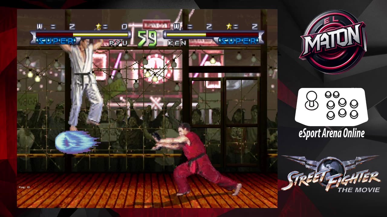 Street Fighter - The Movie • Luchas en linea • "EvilWaveJOE" VS "ElMaton" (2025/05/11)