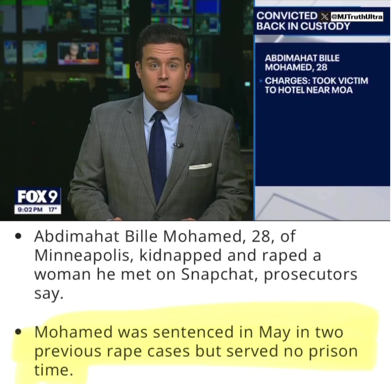 Migrant arrested again in Minnesota for raping another woman