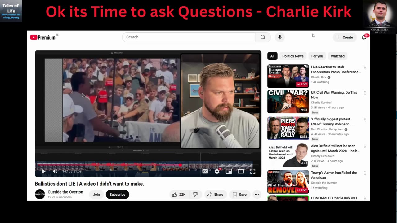Ok its Time to ask Questions - Charlie Kirk