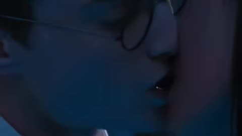 Harry and Cho kiss at Christmas #HarryPotter #ChoChang