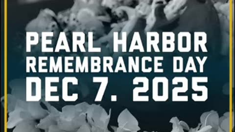 Today is pearl harbor day and ussarizona anniversary never forget 12/7/25