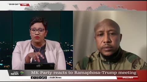 SA-US Relations MK Party reacts to Ramaphosa -Trump meeting