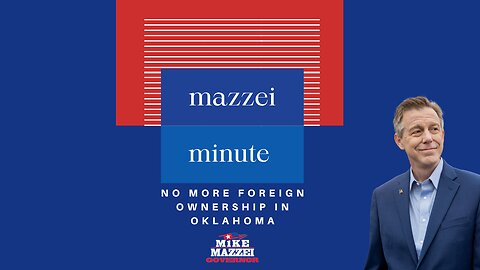 Mike Mazzei: Reclaiming Oklahoma Land from the CCP and Cartels