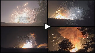Pavlohrad: Russian Geran-2 UAV-s burn Ukrainian Chemical Plant