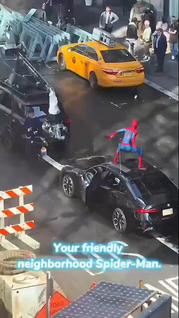 Love All Life Always #310 - POV When Spiderman Is Filmed In Your City Streets. Pretty Cool...