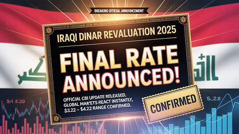 💰 FINAL RATE ANNOUNCED! Iraqi Dinar Official News You Must See (2025) 💥 Today's IQD News!
