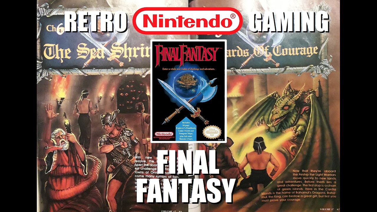 Final Fantasy (NES): When the World is Veiled in Darkness, Four Young Warriors Arrive to Fight Chaos