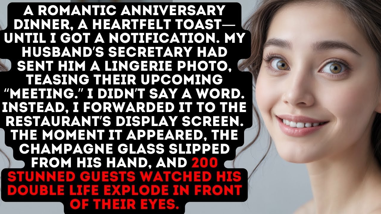 Used the Restaurant’s Screen to Ruin My Cheating Husband’s Anniversary Speech!