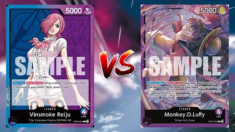 One Piece TCG Vinsmoke Reiju VS Purple Luffy!!