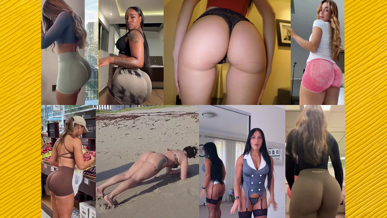 Ass compilation - Big bank tiktok challenge ❤️‍ClipchampGirls 2025