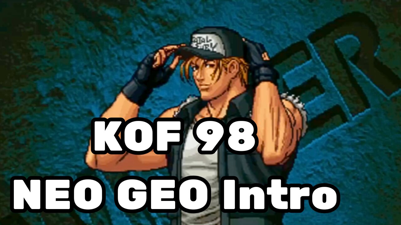 KOF 98 NEO GEO Intro and Terry vs Joe