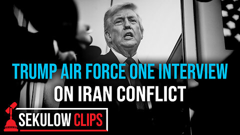 Trump Air Force One Interview on Iran Conflict