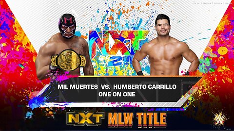 WWE 2k24 Mil Muertes(c) vs Humberto Carrillo MLWTitle