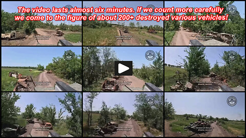 Sumy region: Russian soldiers drive on the road of death