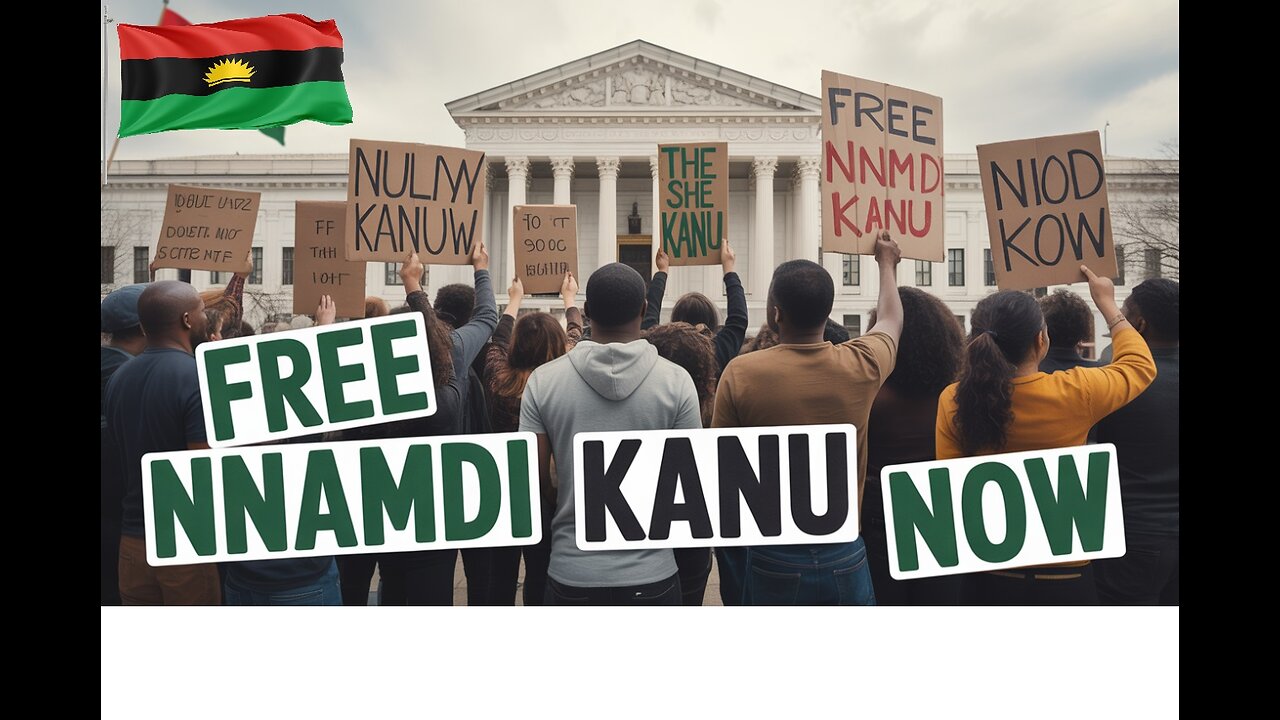 Street Marketers Join March to Aso Rock Sowore Leads #FreeNnamdiKanuNow Solidarity Movement