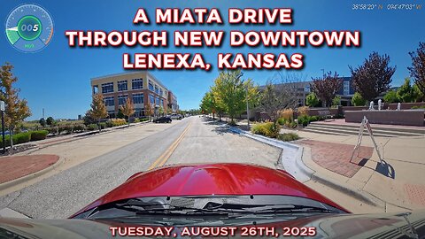 A Miata Drive Through New Downtown Lenexa, Kansas