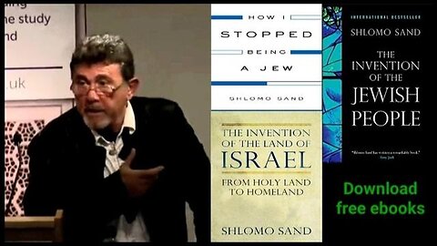 How I stopped being a Jew by Shlomo Sand (See links in description to download ebooks)