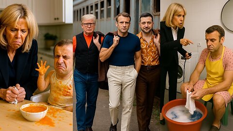 Macron vs Brigitte Compilations AI parody(100% Laugh Guaranteed)