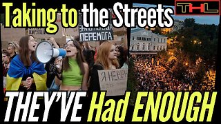 Ukrainian Citizens are Protesting Against Zelensky, and the MSM is Covering it?!!
