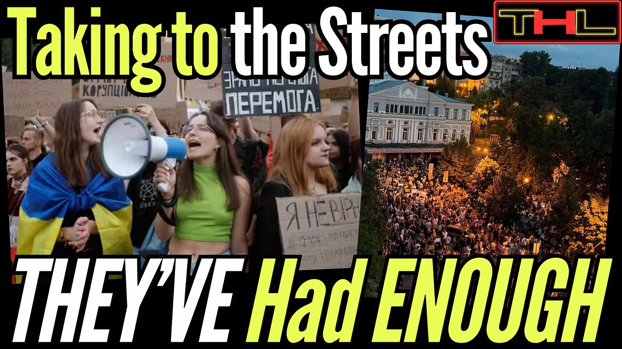 Ukrainian Citizens are Protesting Against Zelensky, and the MSM is Covering it?!!