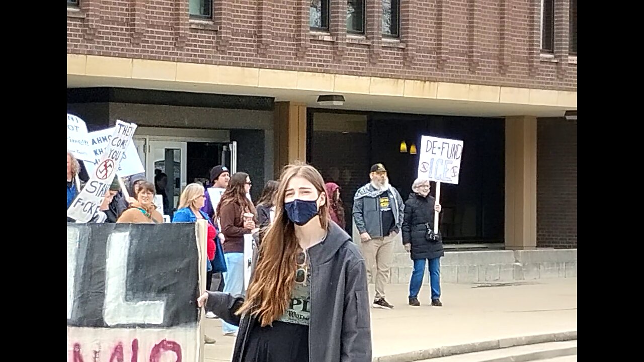 Anti-ICE Protest at Minnesota State University Mankato