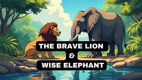 The Proud Lion | The Brave Lion & Wise Elephant
