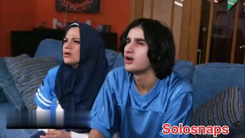 Arabic Mom Watching Football – Fun Reactions! 😂⚽
