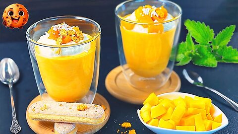 Quick & Creamy Mango Mouses :So Easy, You'll be 🥭