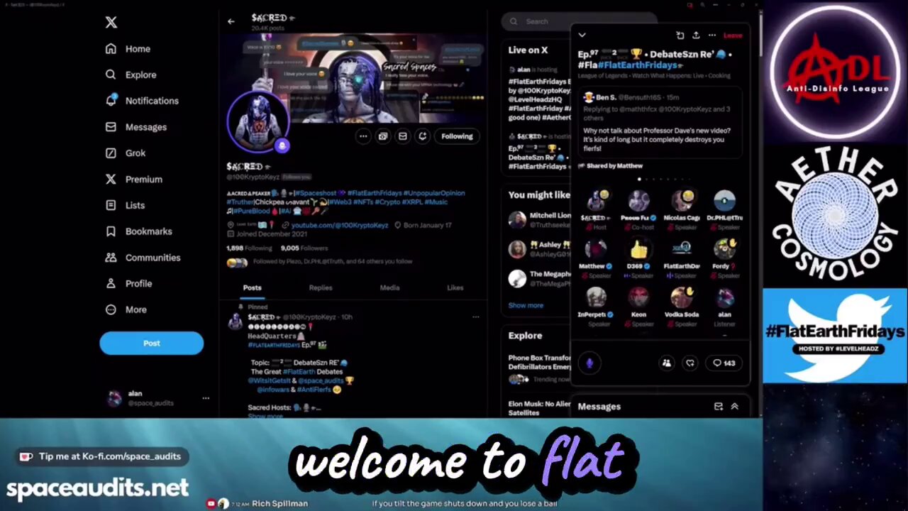 [Apr 29, 2024] Flat Earth Friday {clip} [maththfc]