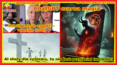 Chatgpt czarna magia Inteligentnie zwodzi - opętuje ludzi AI służy dla systemu