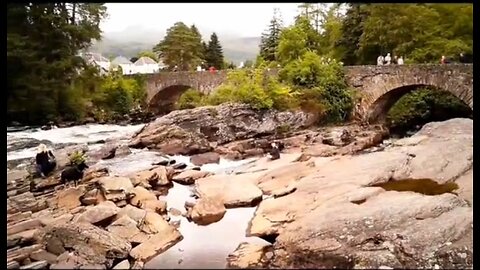 Scotland: Killin: Small Highland Village
