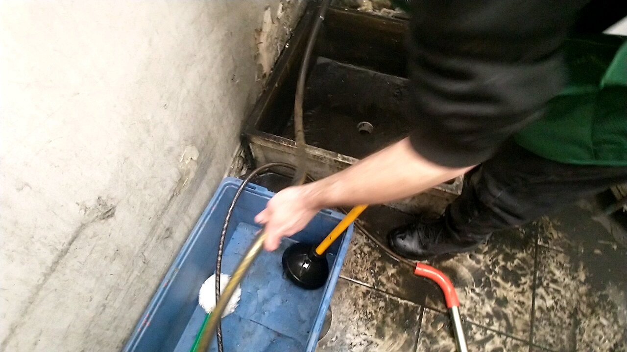 Snaking A Clogged Drain Two Man Job