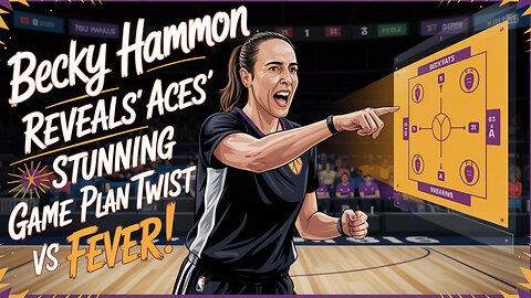 Becky Hammon REVEALS Aces' Stunning Game Plan Twist vs Fever!