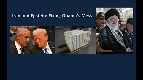 Iran and Epstein - Cleaning Up Obama's Mess