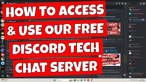 How To Join Our FREE Discord Tech Support Chat Server & How To Use It