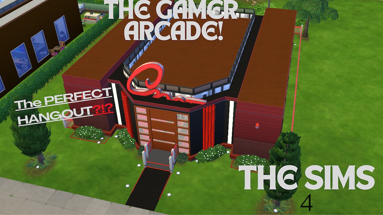 Sims 4 - Building an Arcade! #speedbuild