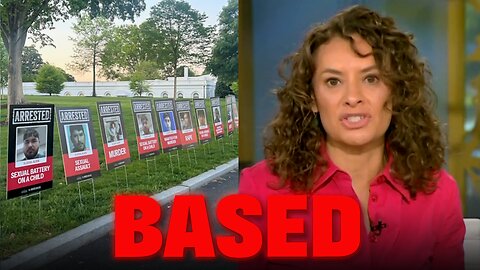 MSNBC panel SEETHING as Trump displays VIOLENT illegals' mugshots all over WH lawn