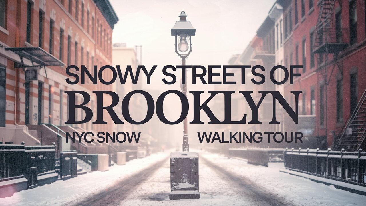 ❄️ Brooklyn Snow Storm | NYC Snowfall Walking Tour