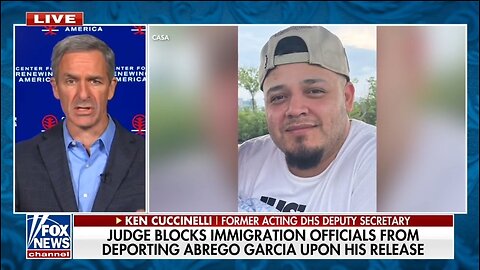 Ken Cuccinelli: Abrego Garcia Is A Flight Risk!