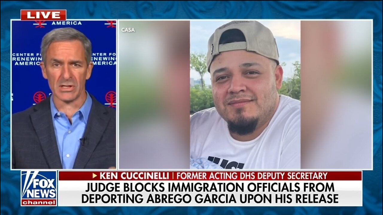 Ken Cuccinelli: Abrego Garcia Is A Flight Risk!