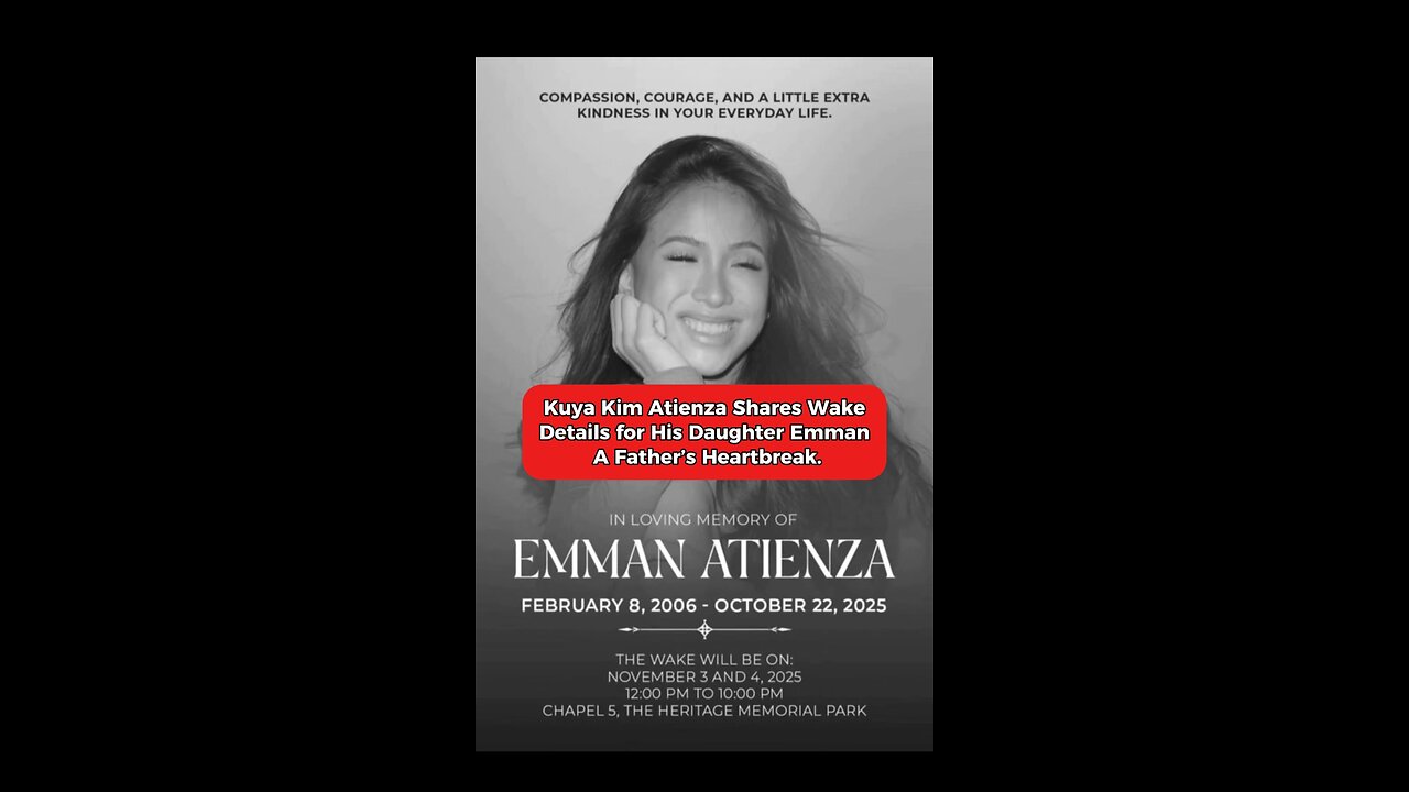 Kuya Kim Shares Wake Details of Emman
