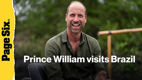 Prince William visits Paqueta Island as part of Brazil trip