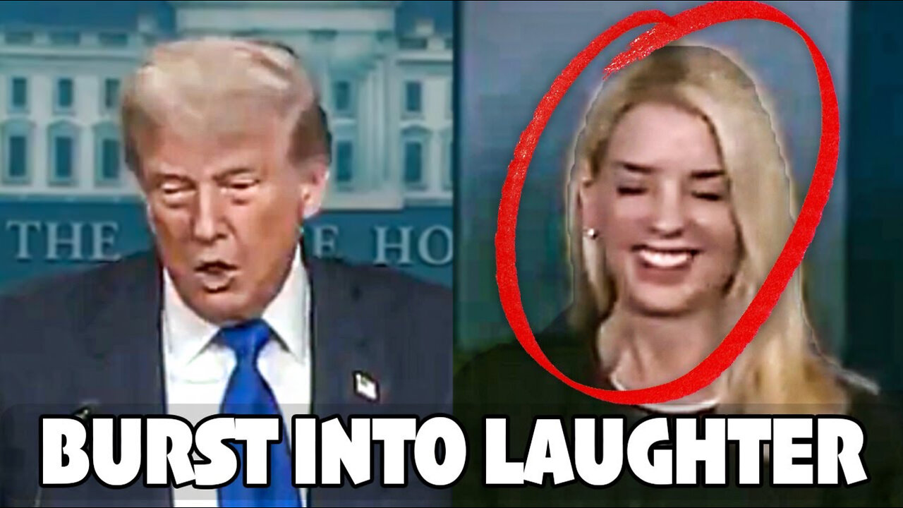 Pam Bondi BURSTS Into Laughter After Trump's Response