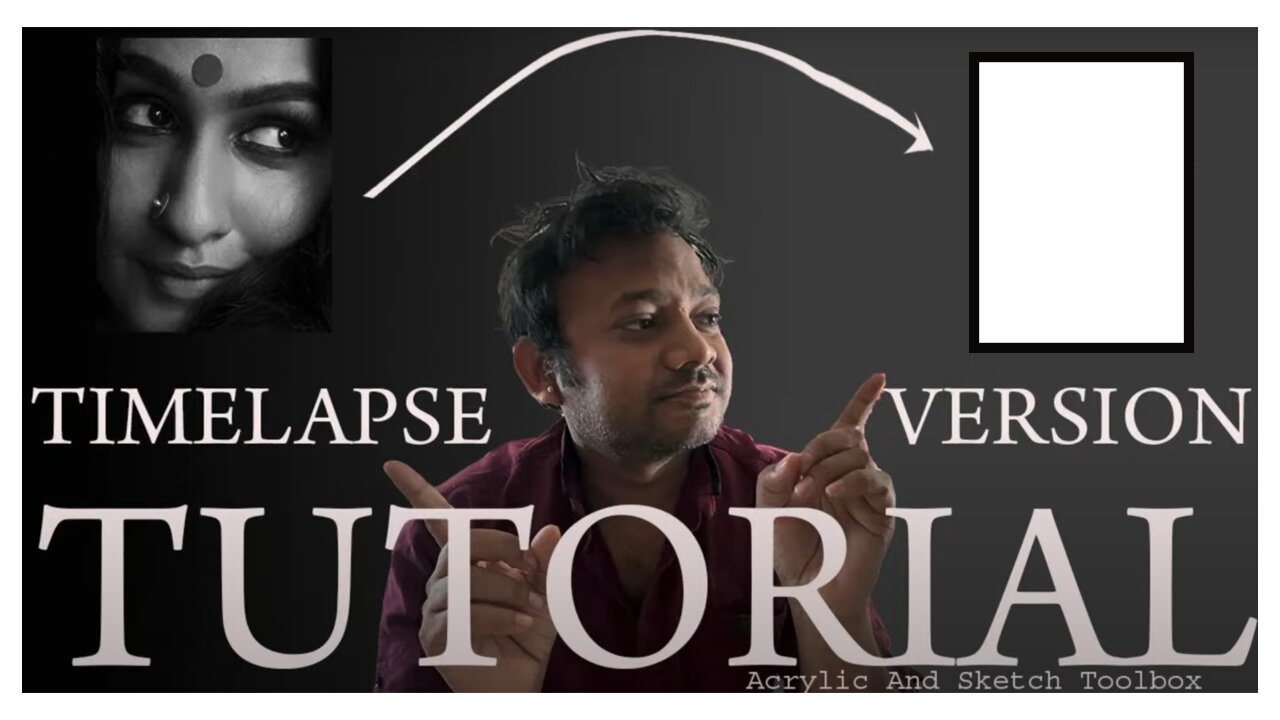 Realistic Sketch full tutorial ｜｜ lady ｜｜ graphite pencil ｜｜ Timelapse