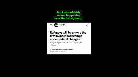 The first to lose food stamps are…