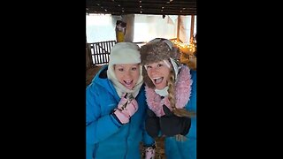 Leah and Michelle Monday Workout: with the Pigs!