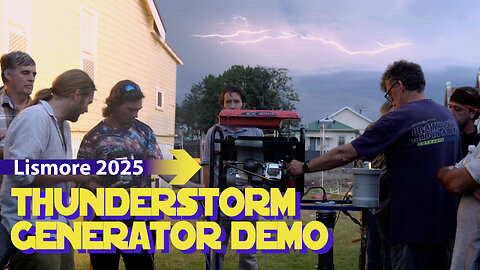 Demo of Malcolm Bendall's Thunderstorm Generator | Lismore, NSW, Australia 2025