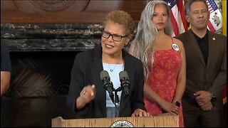 Mayor Karen Bass Is Very Upset JD Vance Called Sen Alex Padilla Jose