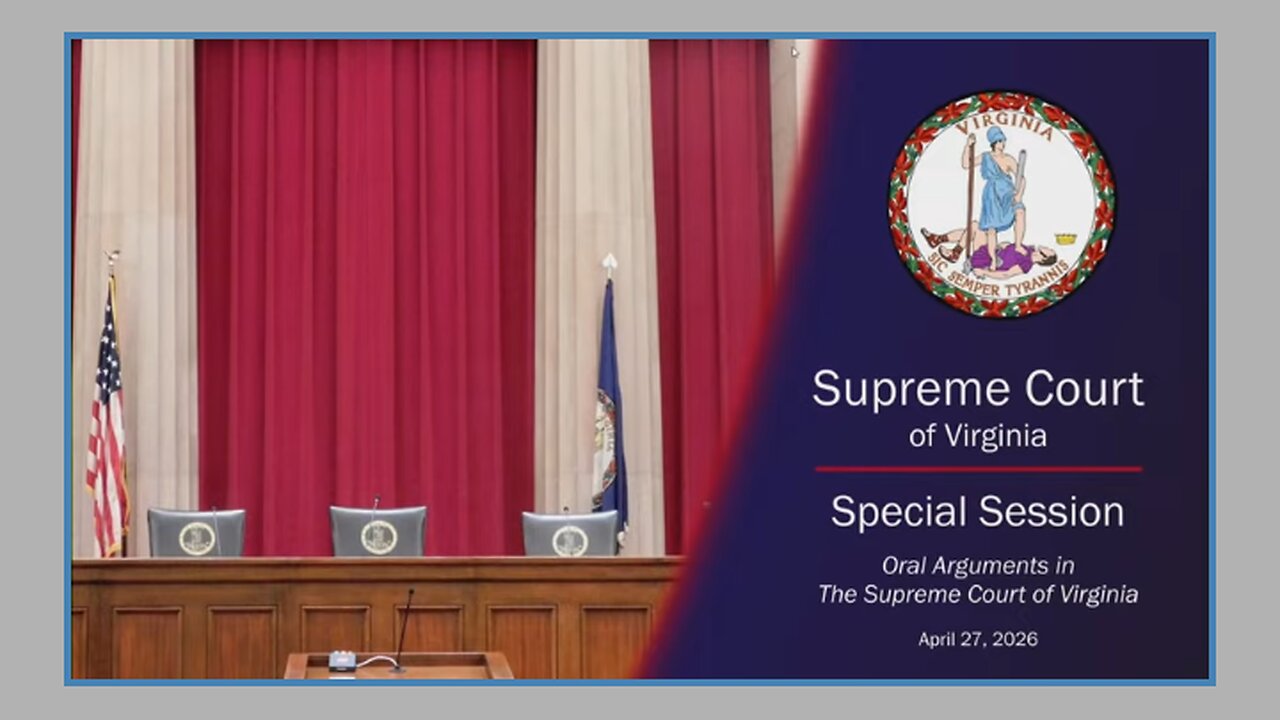 Live: Supreme Court of Virginia Hears Oral Arguments on Redistricting Referendum