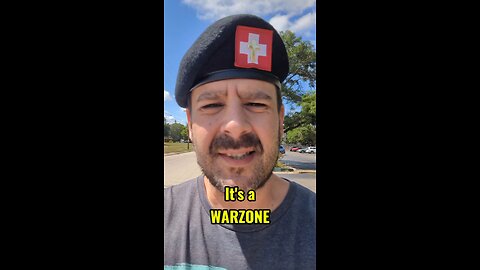 It's a warzone out there. #armor on #beready #alwaysready